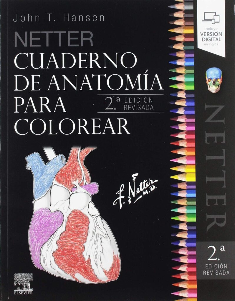 Netter Cuaderno de Anatomía para colorear - John T. Hansen